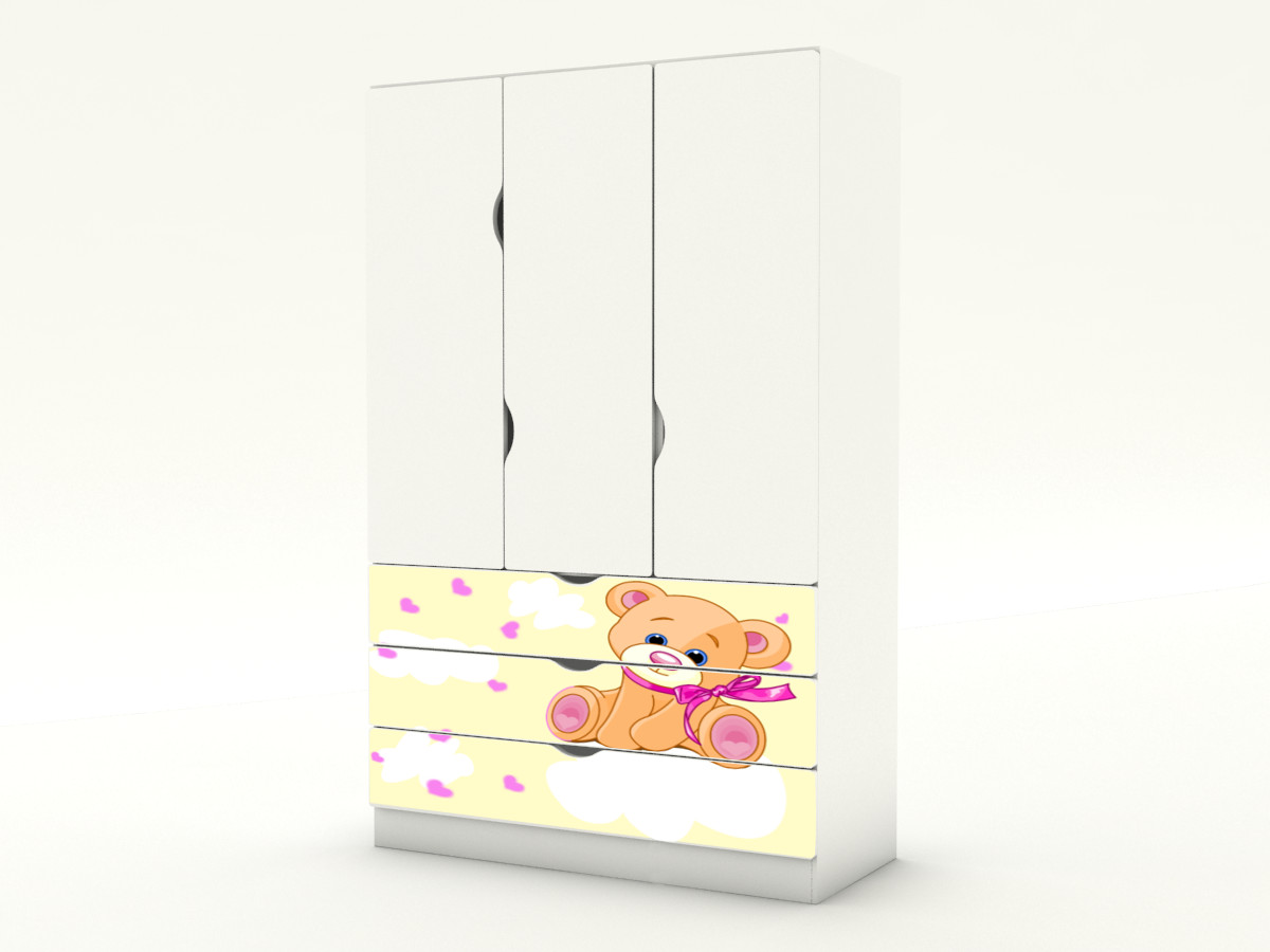 Becks skriňa 120 Macko žltý